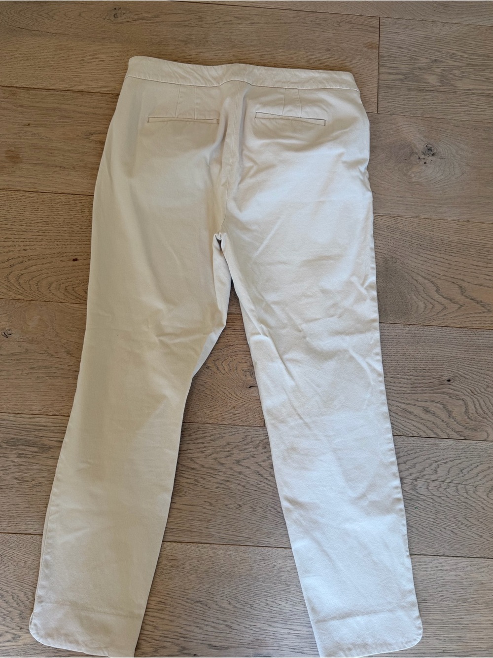 Talbots Chatham Ankle Pants Women’s Size 6 Ivory Straight Stretch - Picture 4 of 4
